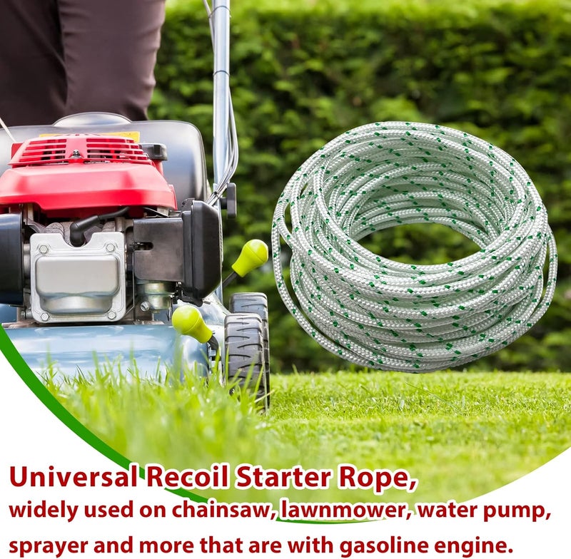 RayTour Replacement Recoil Starter Rope Pull Cord for Craftsman Husqvarna STHIL Sears Poulan Chainsaw Lawn Mower Trimmer Edger Brush Cutter Engine Parts - Image 2